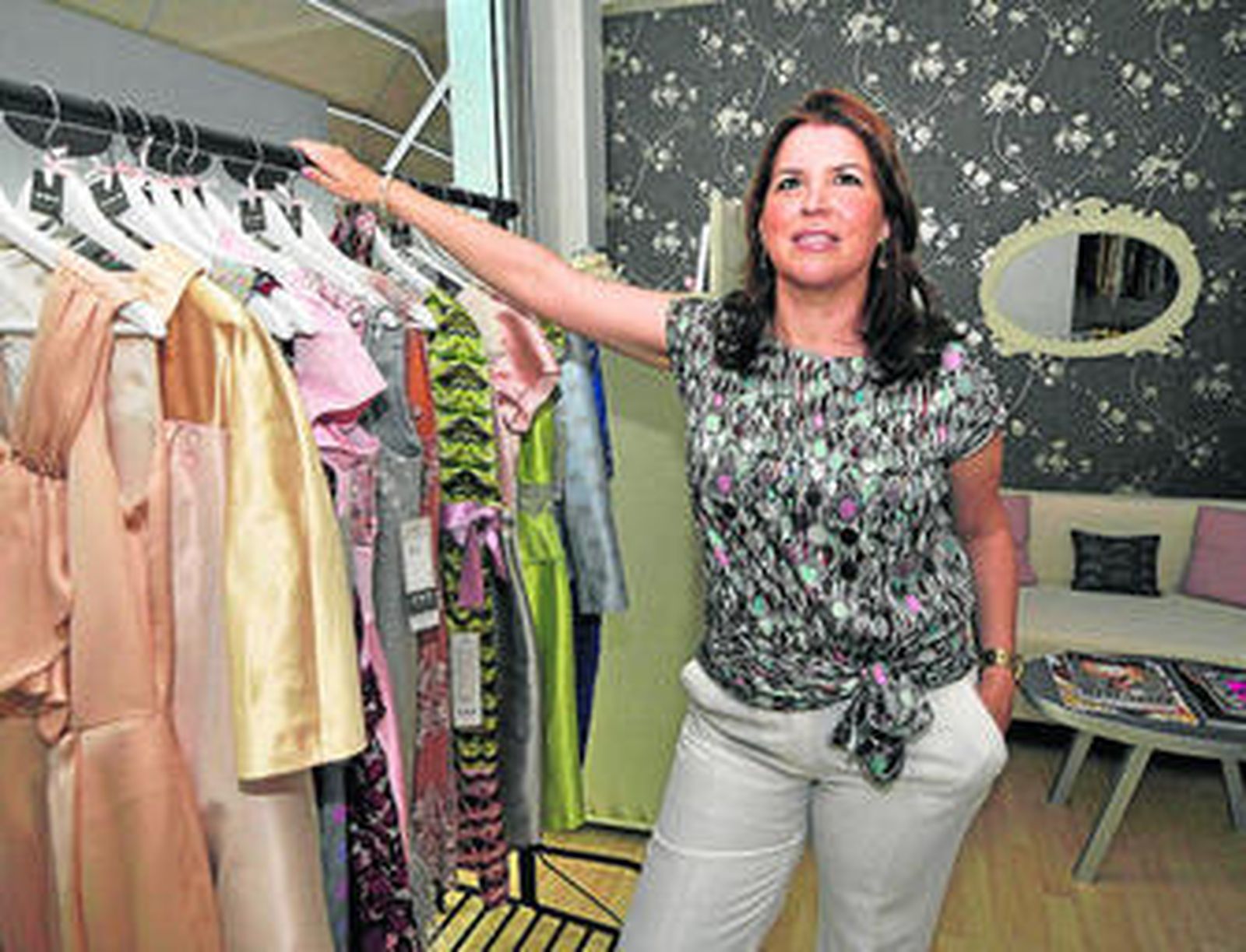 Anoche se inauguró oficialmente el Showroom de María Palomo (en la imagen), en la calle Pureza.
