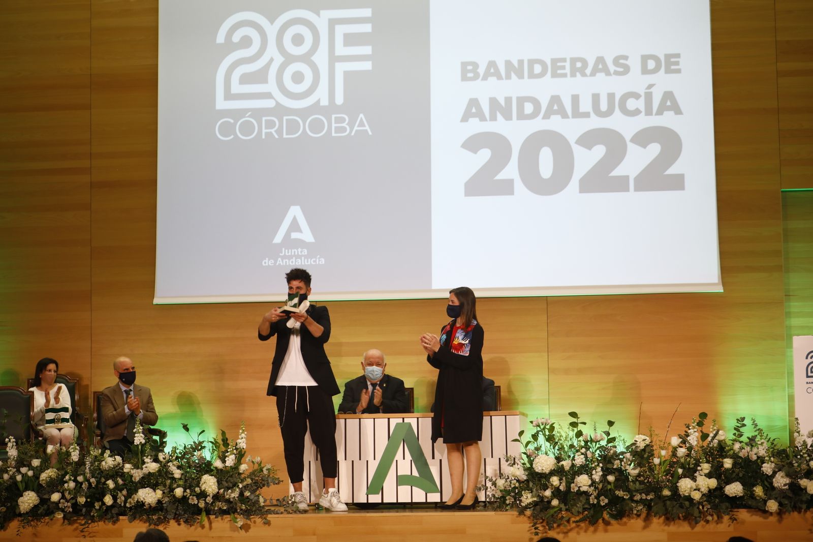 La entrega de las Banderas de Andalucía en Córdoba por el 28F, en imágenes