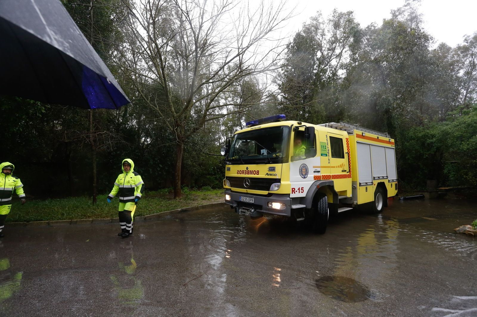 Fotos: Así amaneció el Campo de Gibraltar tras el paso de la borrasca Leonardo