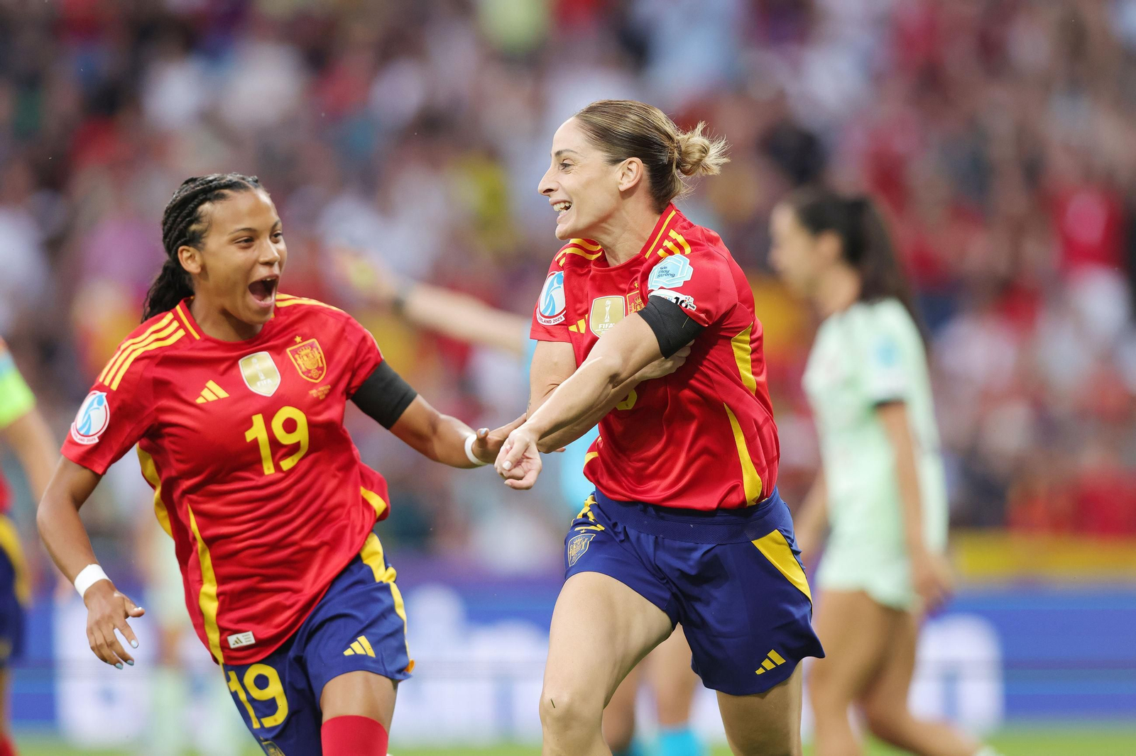Las fotos del España-Portugal en la Eurocopa femenina