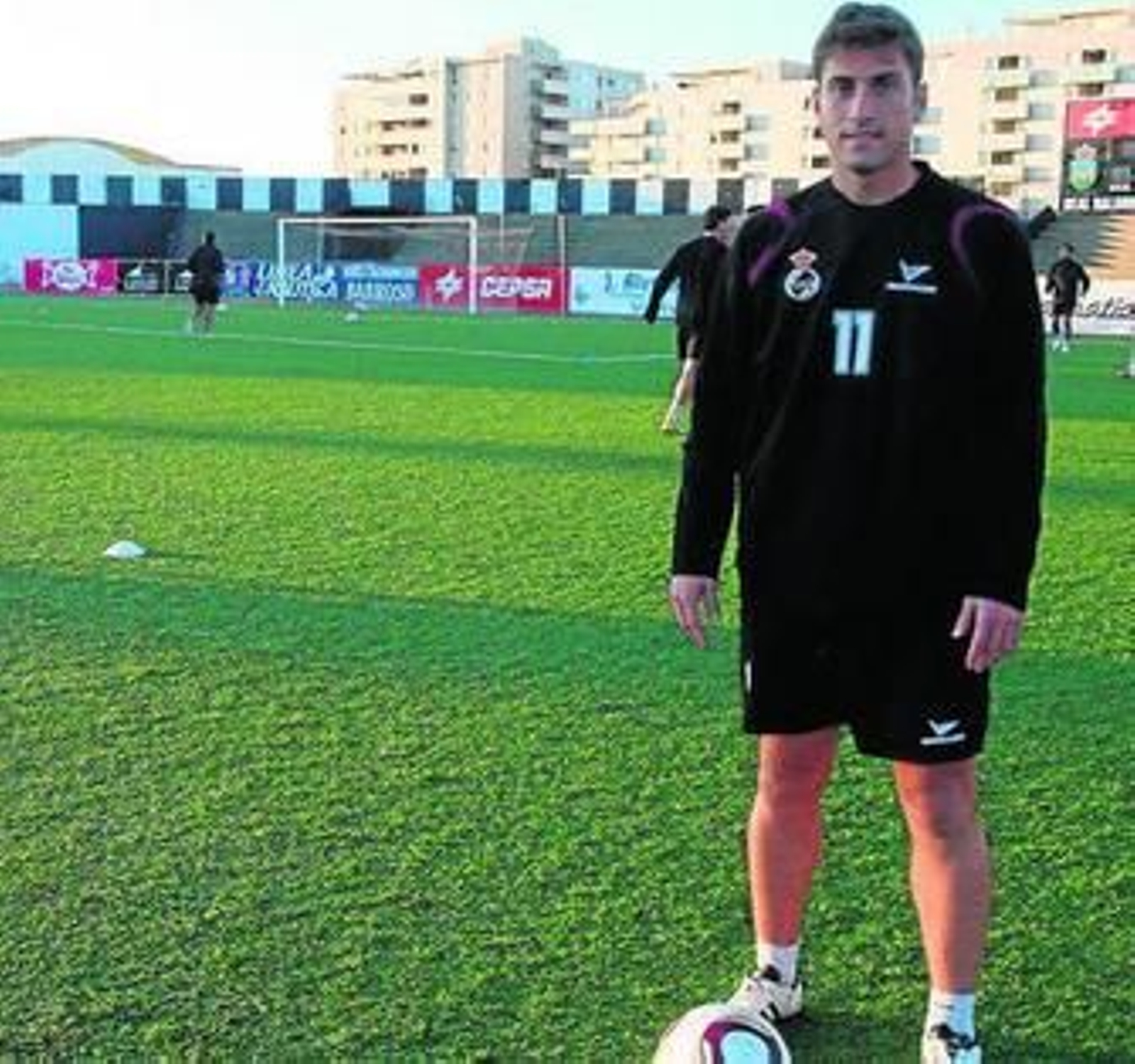 Iván Collado, en su etapa en la Balompédica.