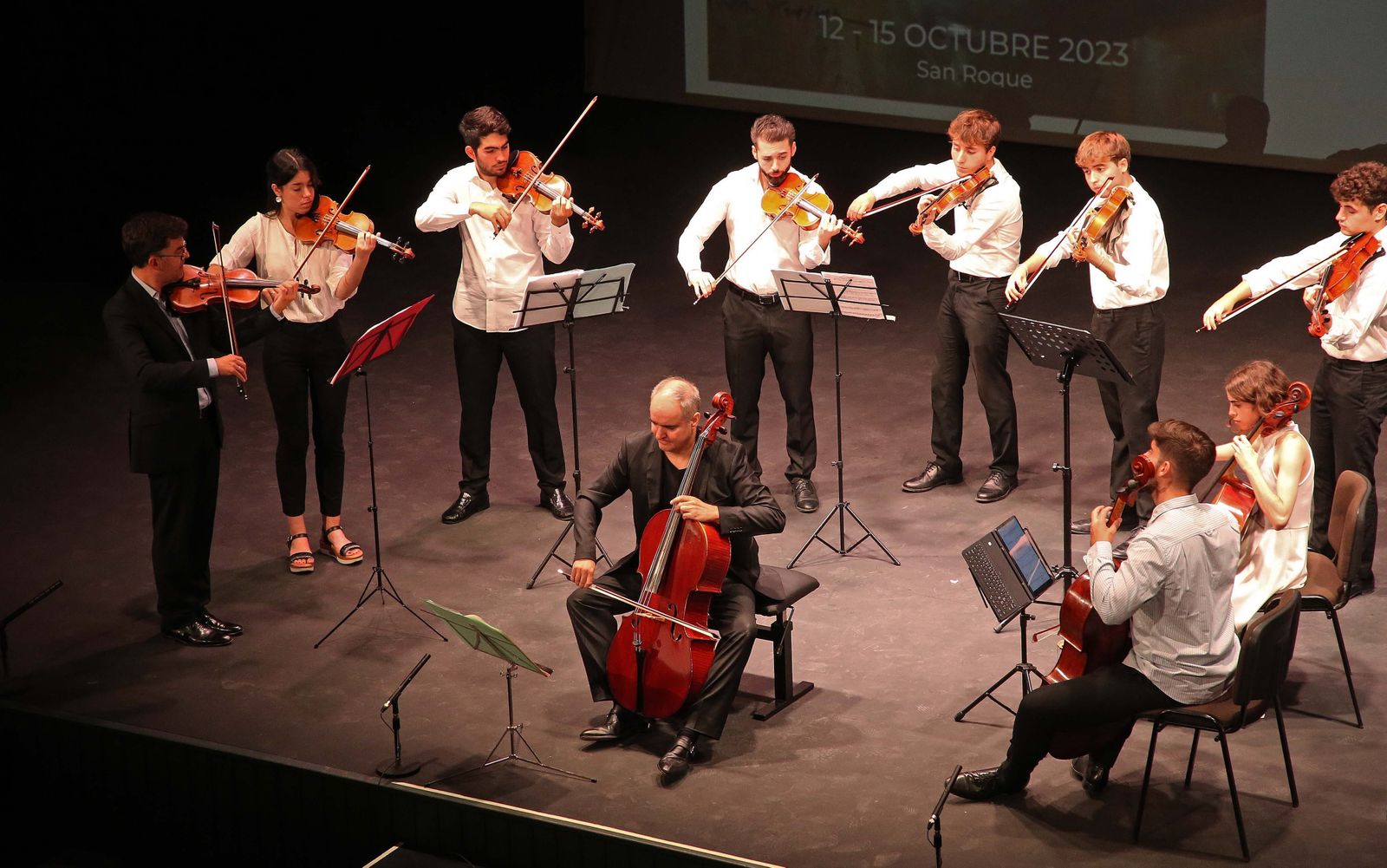 La interpretación de la sinfonía inédita de Aldo Mata, en imágenes