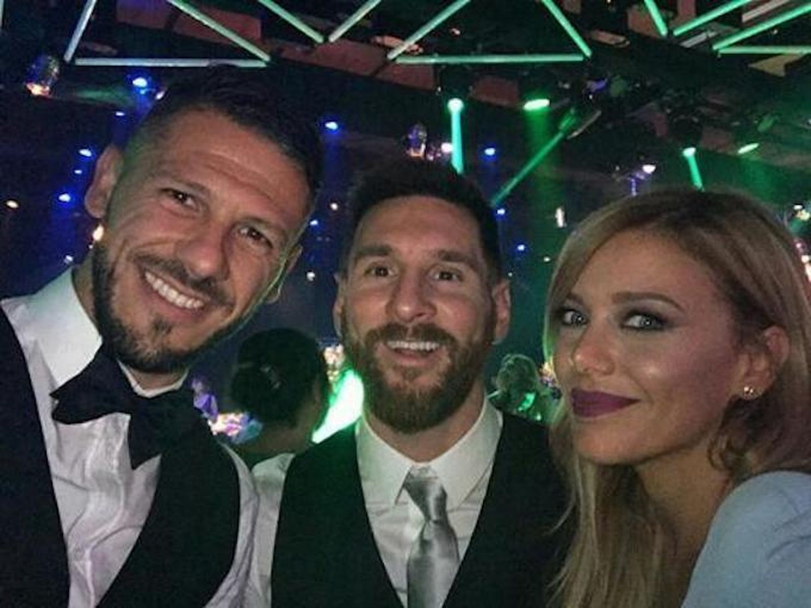 Demichelis y Messi.