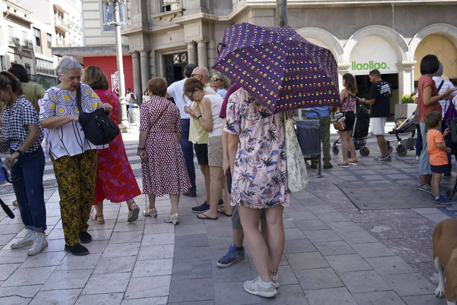 Un momento de la concentración.