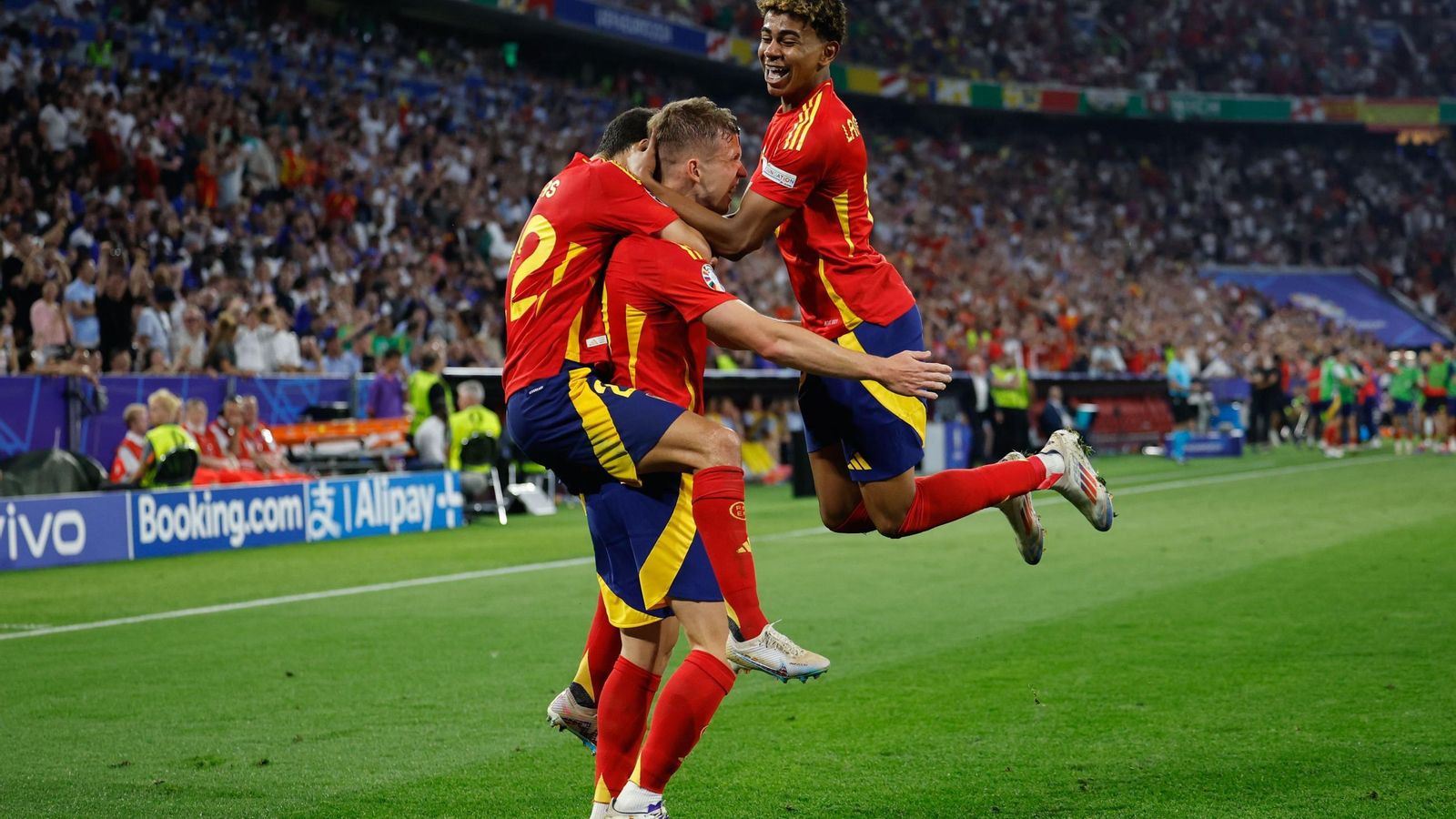 Las mejores imágenes del España - Francia