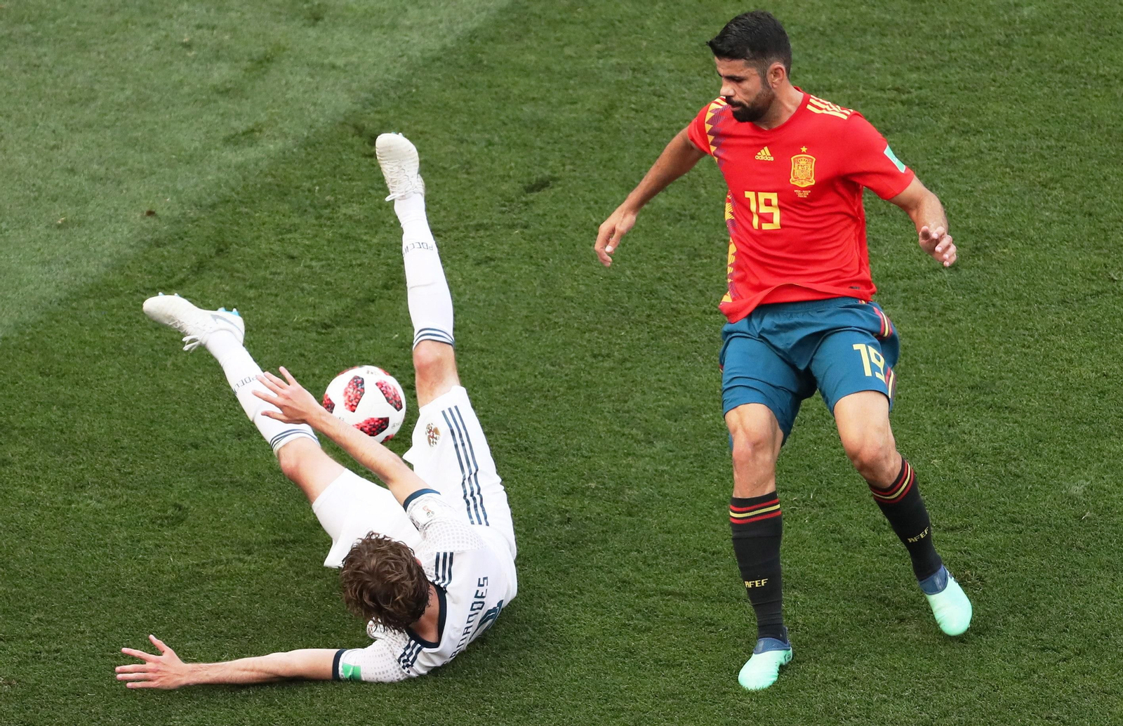 Las imágenes del España-Rusia