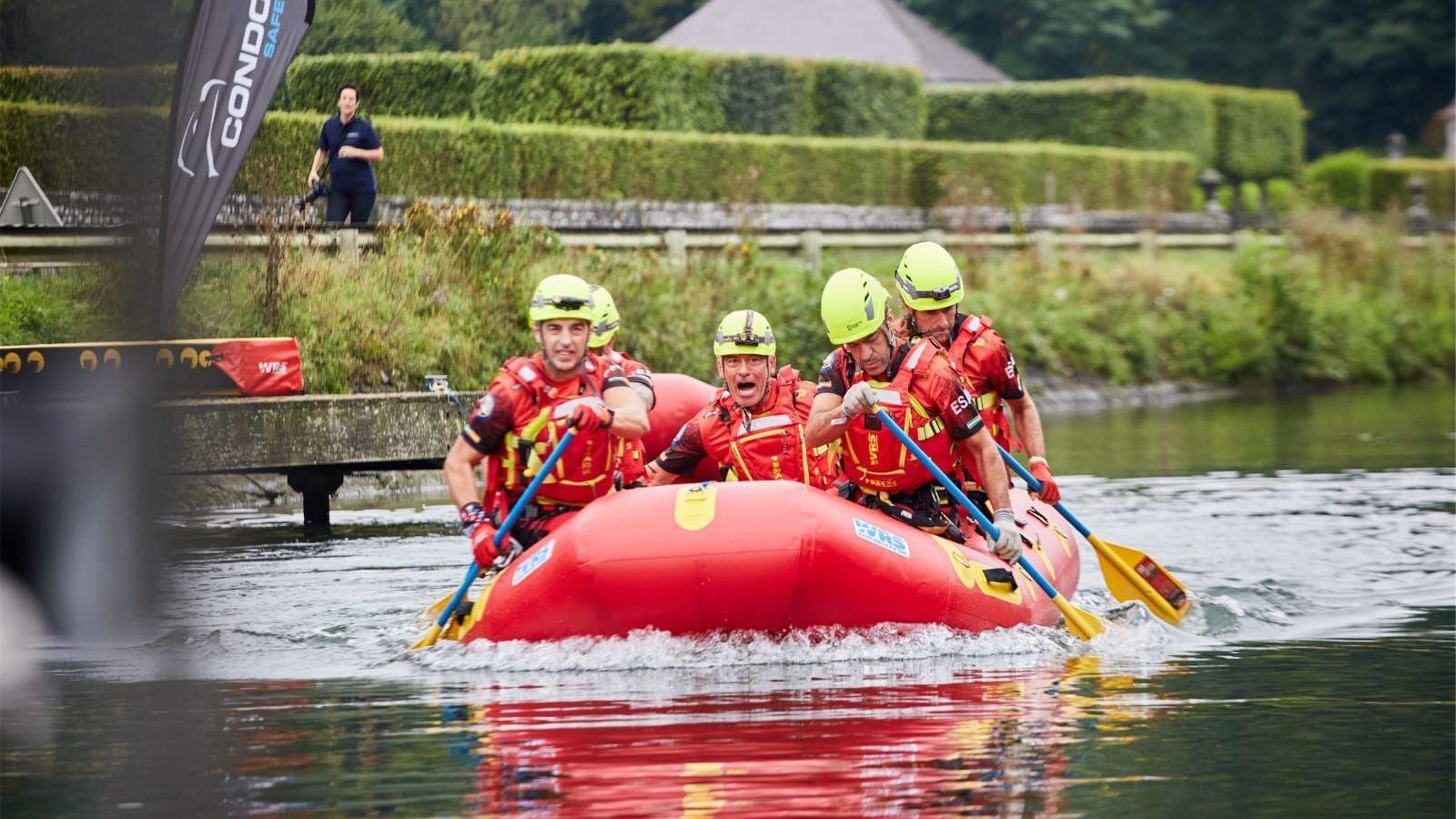 Rescate en vía acuática.