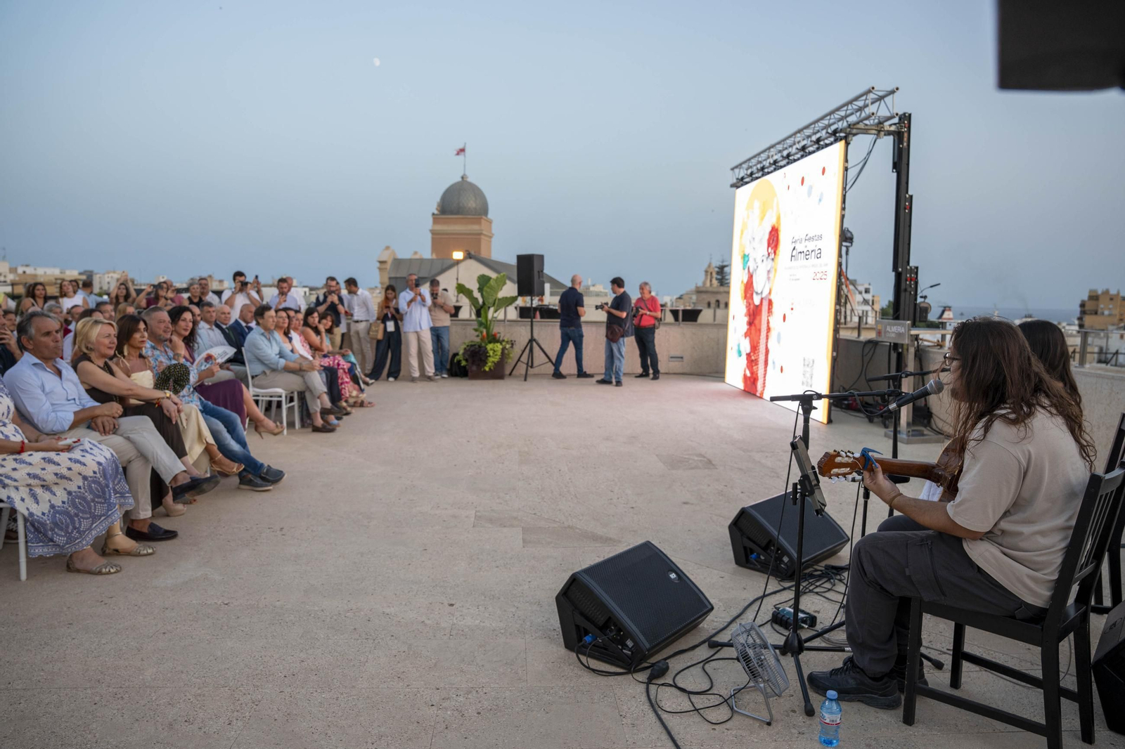 Las imágenes de la presentación de la Feria de Almería 2025 en honor de la Virgen del Mar