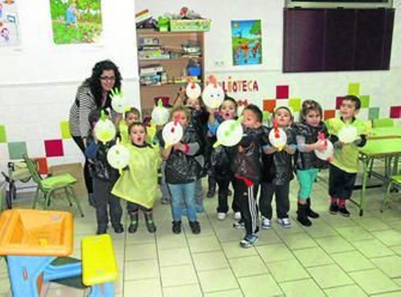 Los pequeños estarán acompañados por dos monitoras.