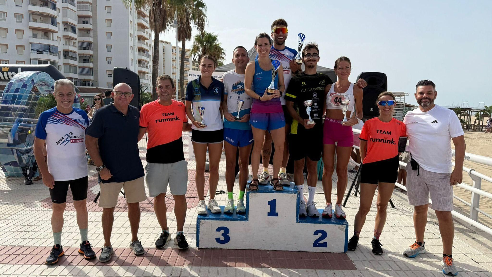 La entrega de premios en Valdelagrana.