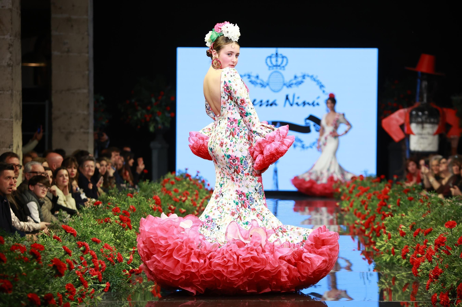 Desfile de Teresa Ninú - Atelier Nuria Chaparro en la Pasarela Flamenca Jerez Tío Pepe 2023