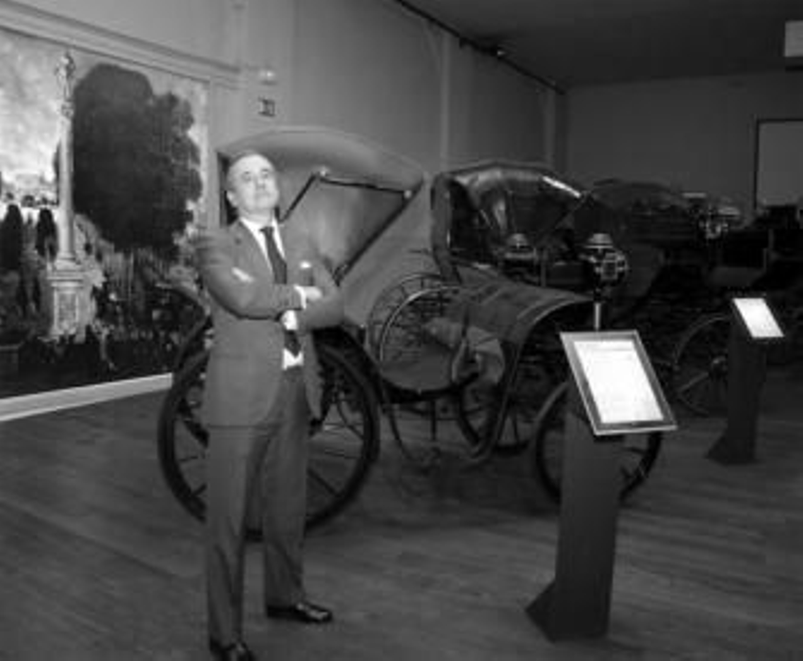 Antonio Ortiz Rufino, durante la entrevista, en el Club de Enganches de Andalucía.