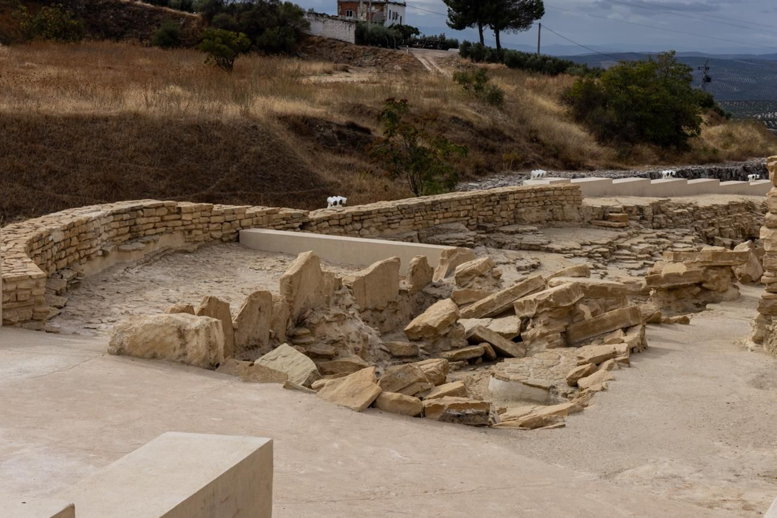 Inauguración del anfiteatro romano de Obulco, en Porcuna