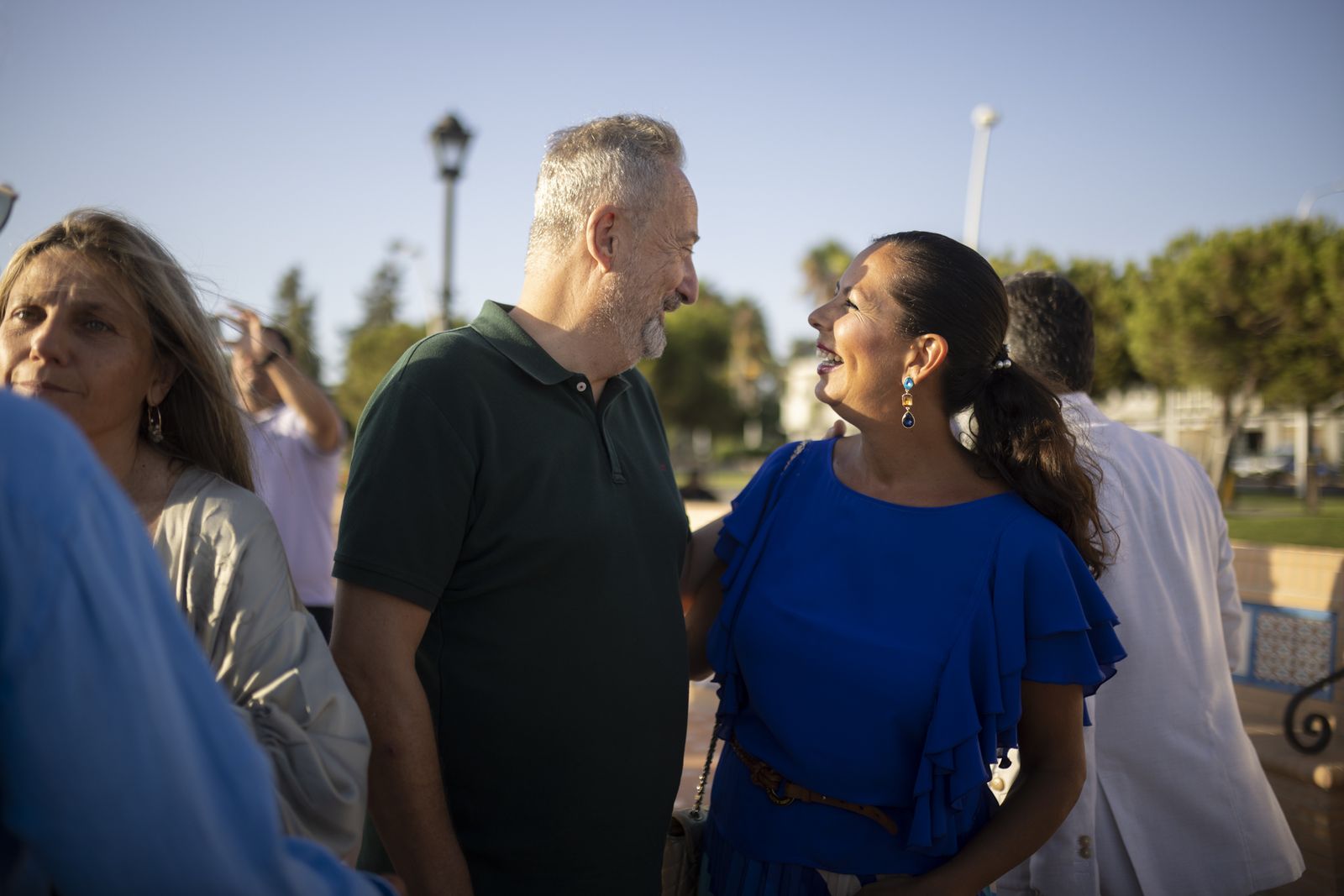 Imágenes de la inauguración De la Fuente de las Naciones en el Paseo de la Ría