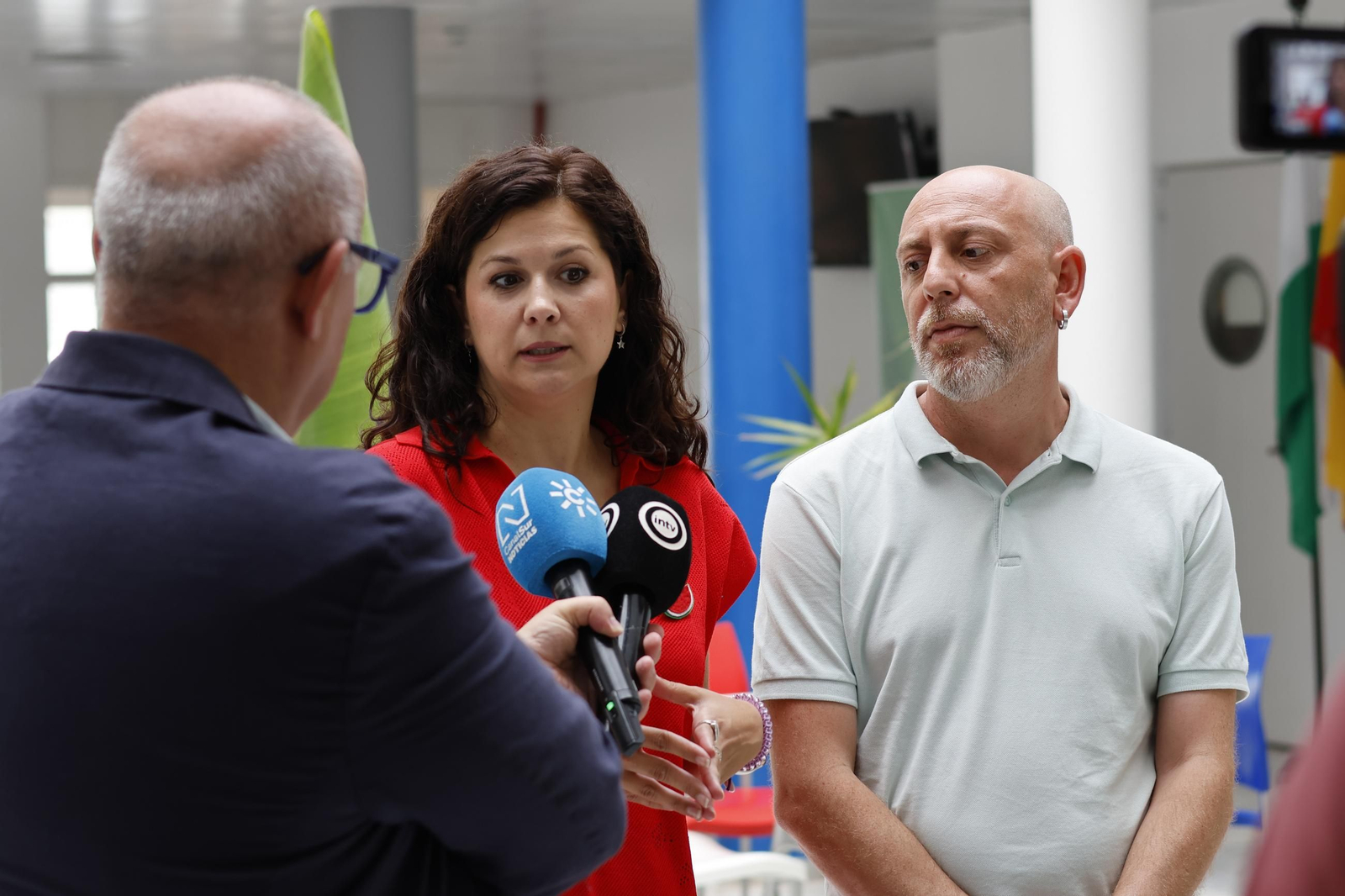 Amate y Alba en la Asamblea Provincial de IU Almería