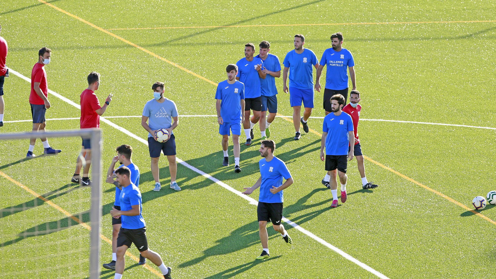 El Jerez Industrial entrenado en Picadueña