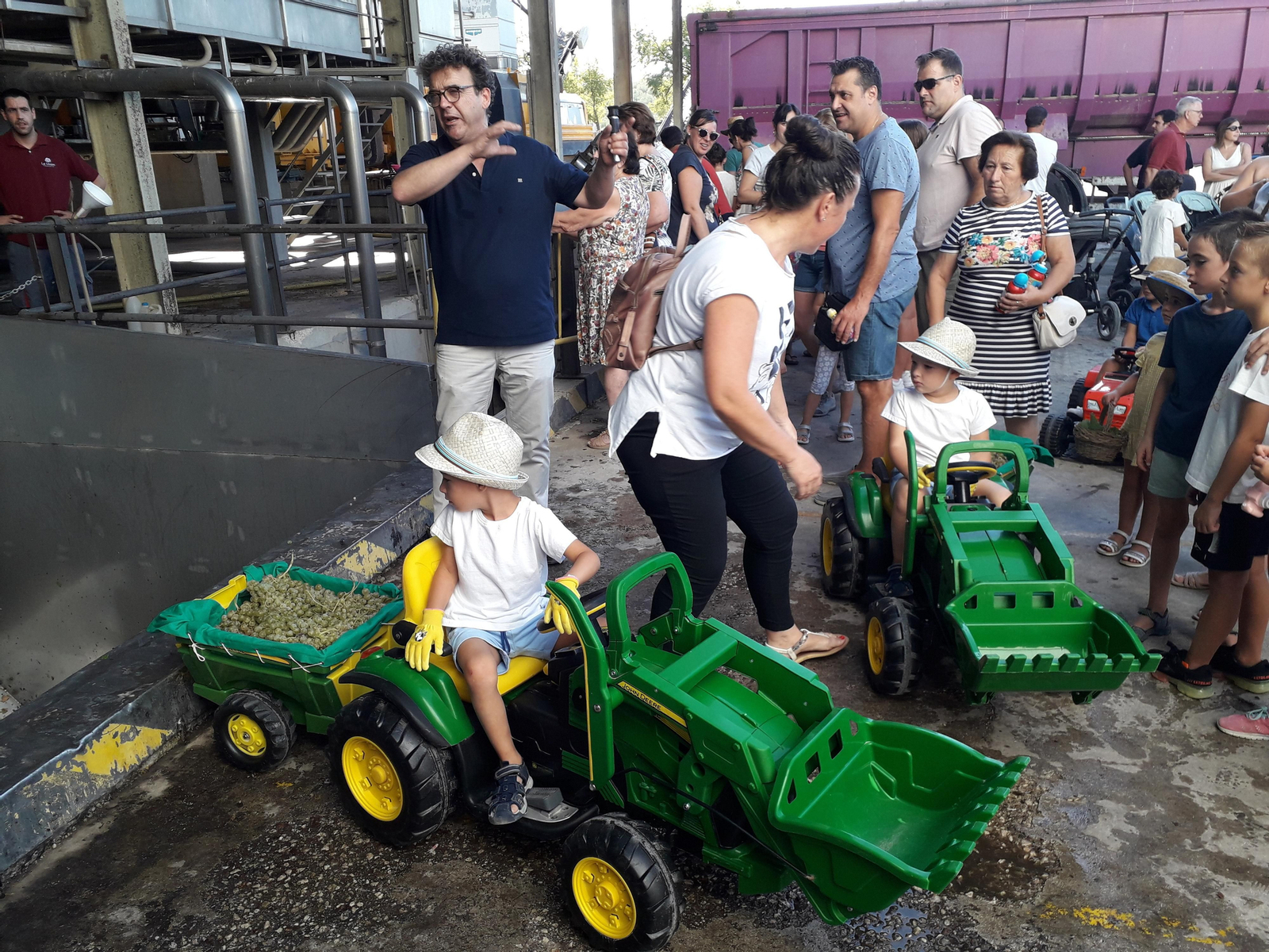 La primera vendimia infantil de Montilla, en imágenes