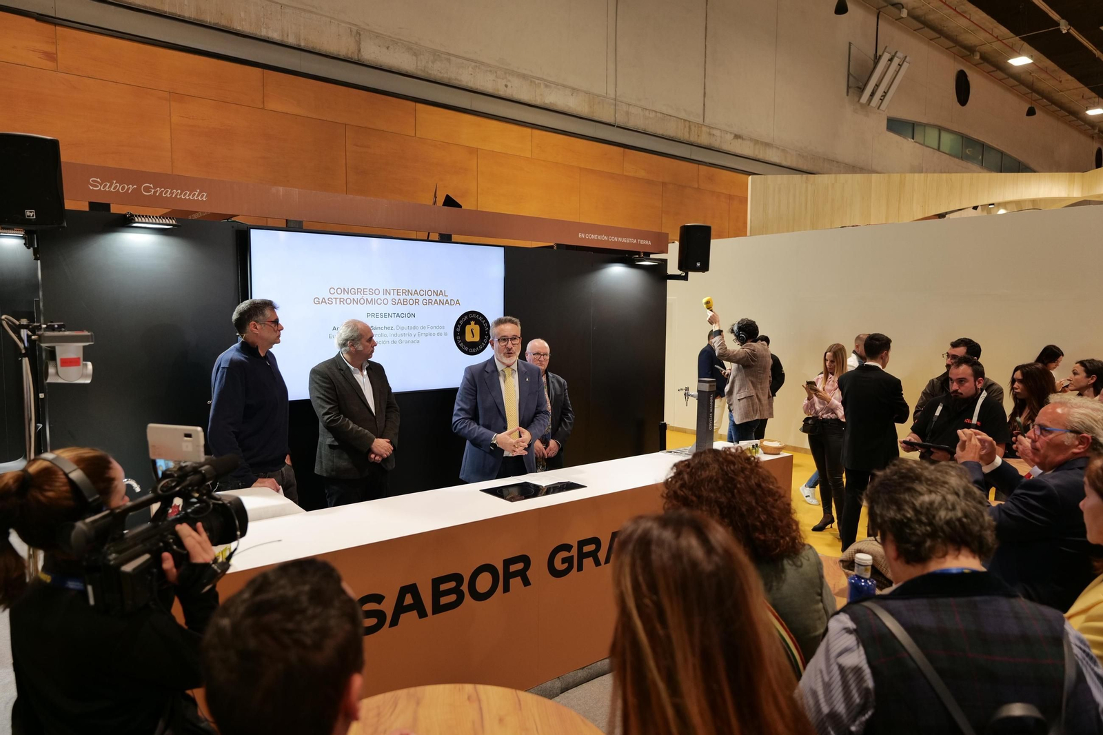 Antonio Díaz, durante la presentación del Congreso Gastronómico Internacional