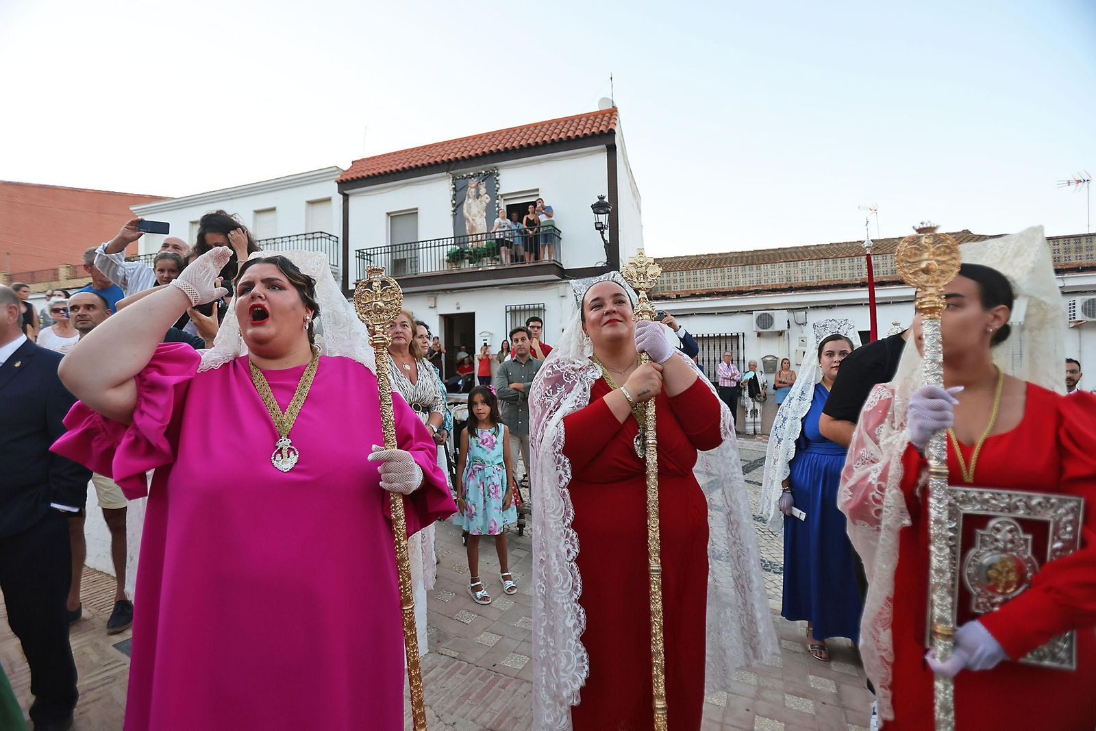 Imágenes de la procesión de Nuestra Señora de los Milagros en Palos de la Frontera Imágenes de la procesión de Nuestra Señora de los Milagros en Palos de la Frontera