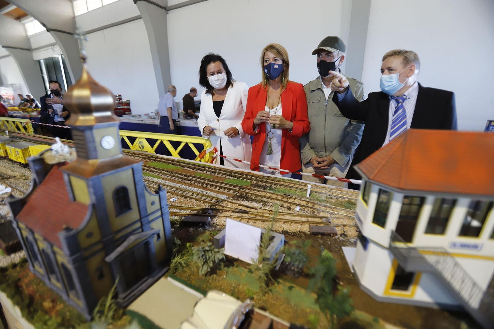 Imágenes de la exposición del 'Encuentro de Modelismo Ferroviario Huelva 2021',