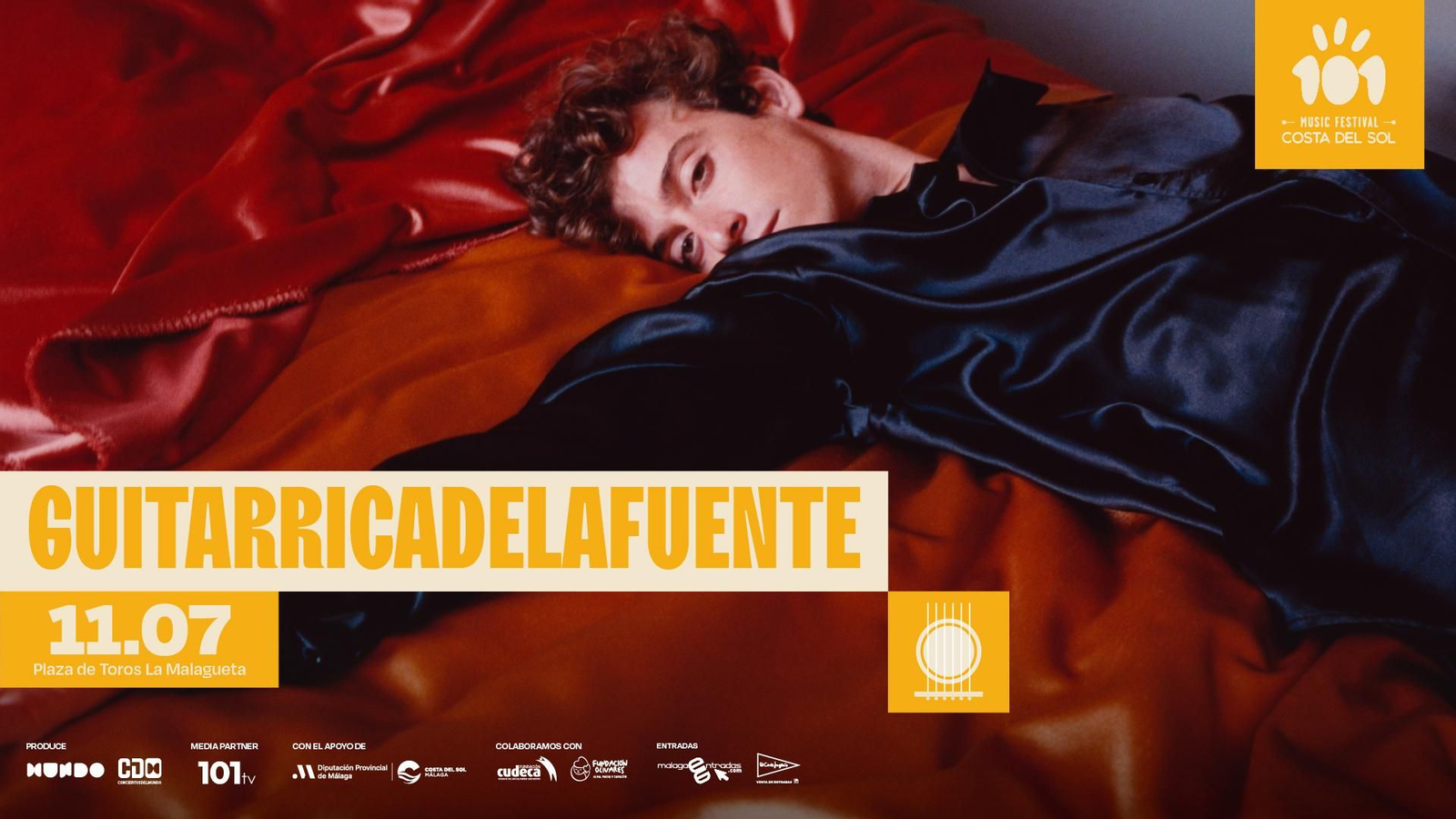 La creatividad para anunciar a Guitarricadelafuente.