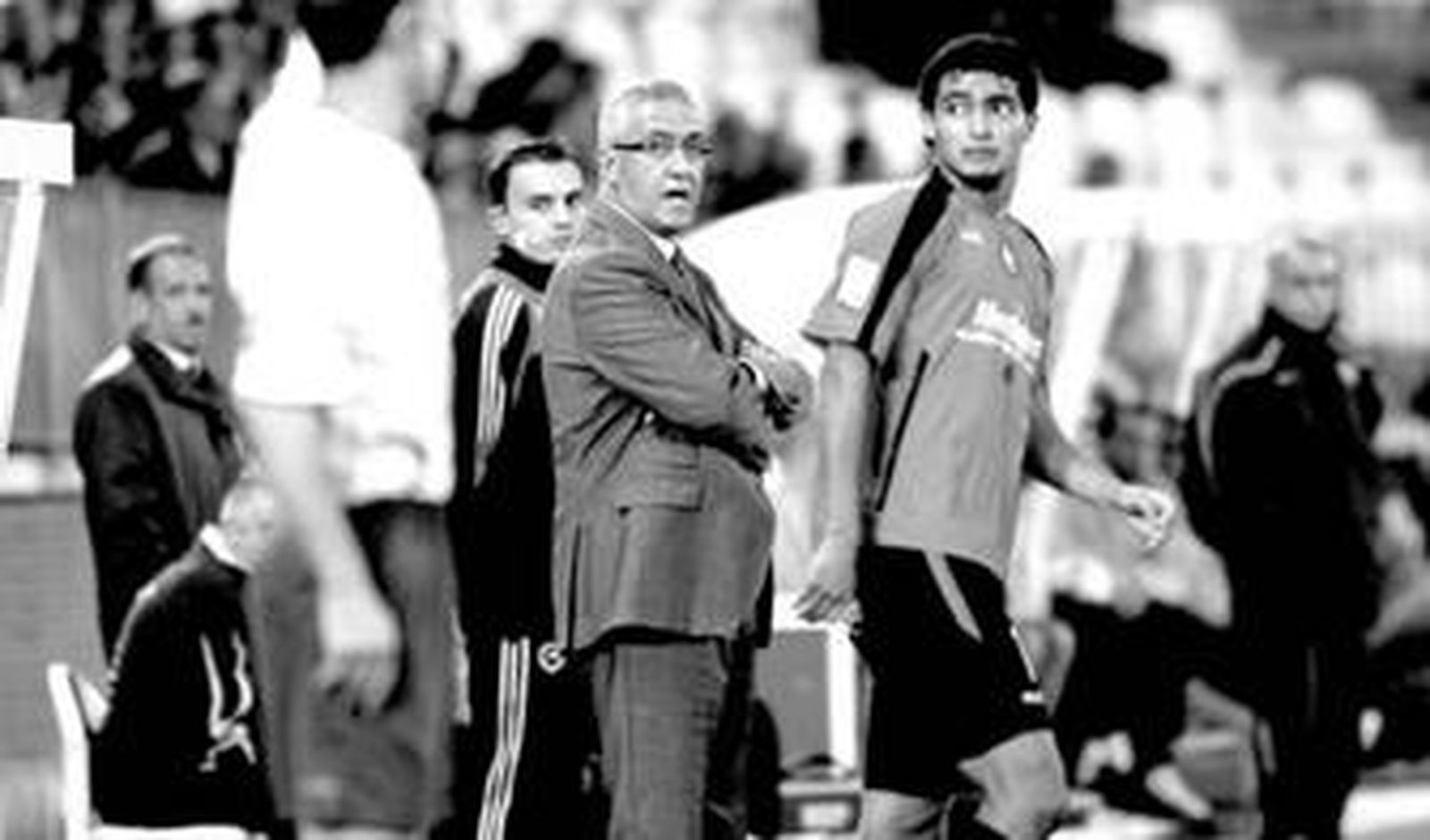 Gregorio Manzano, durante un partido de esta misma temporada.