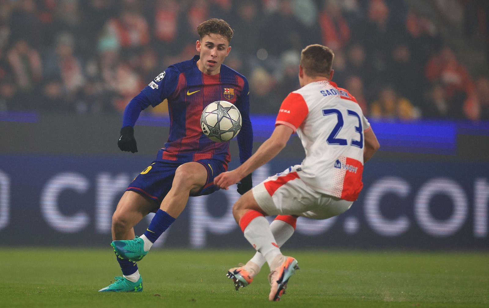 Las fotos del Slavia Praga-Barcelona