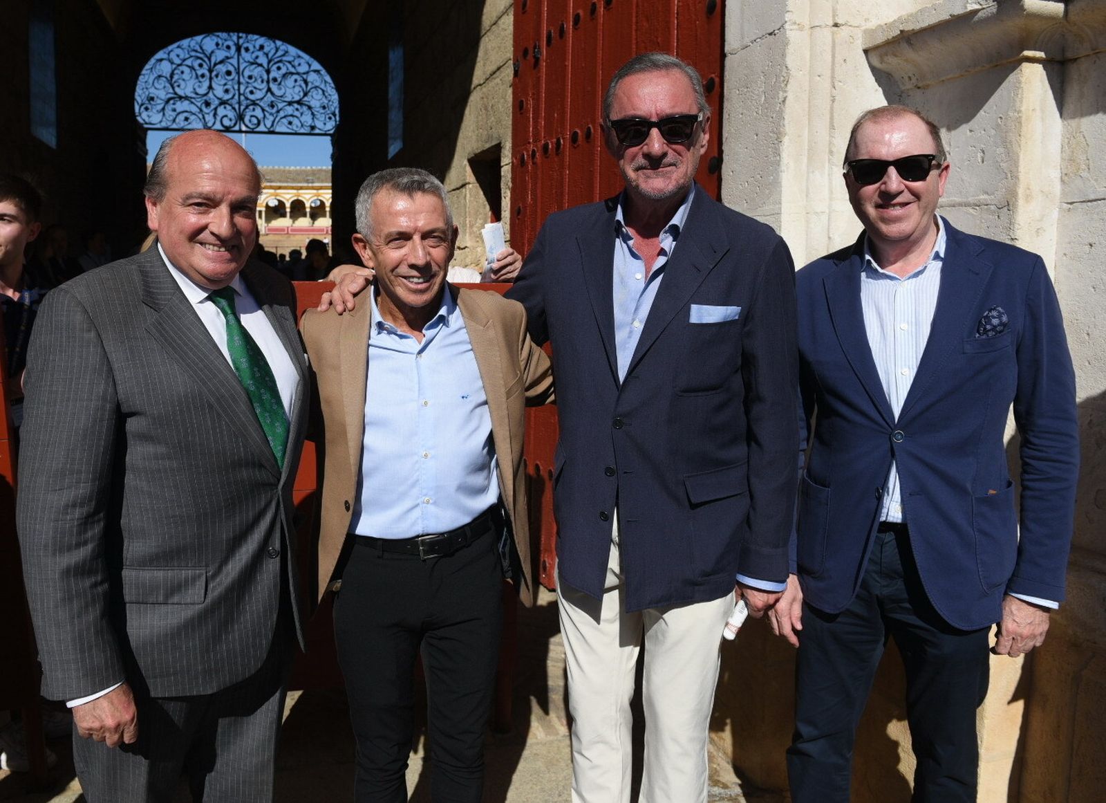 Luis Miguel Martín, José Luis López, Carlos Herrera y Juan Nuñez