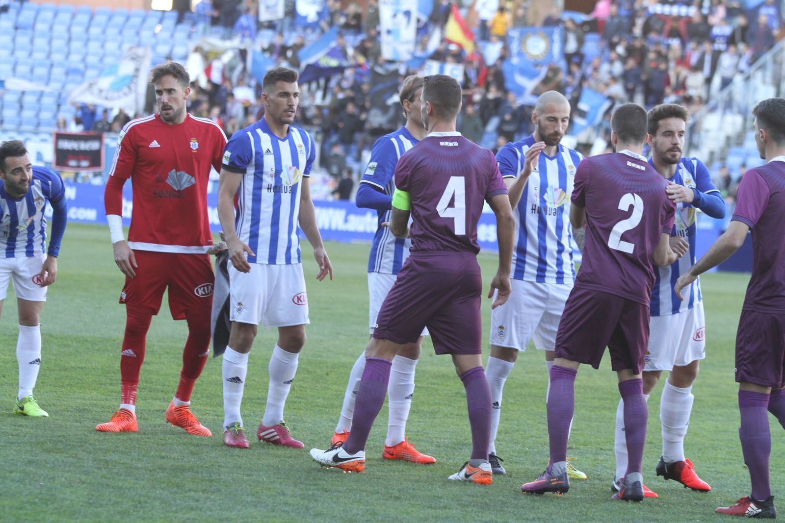 Imágenes del partido entre el Recreativo de Huelva y Jumilla