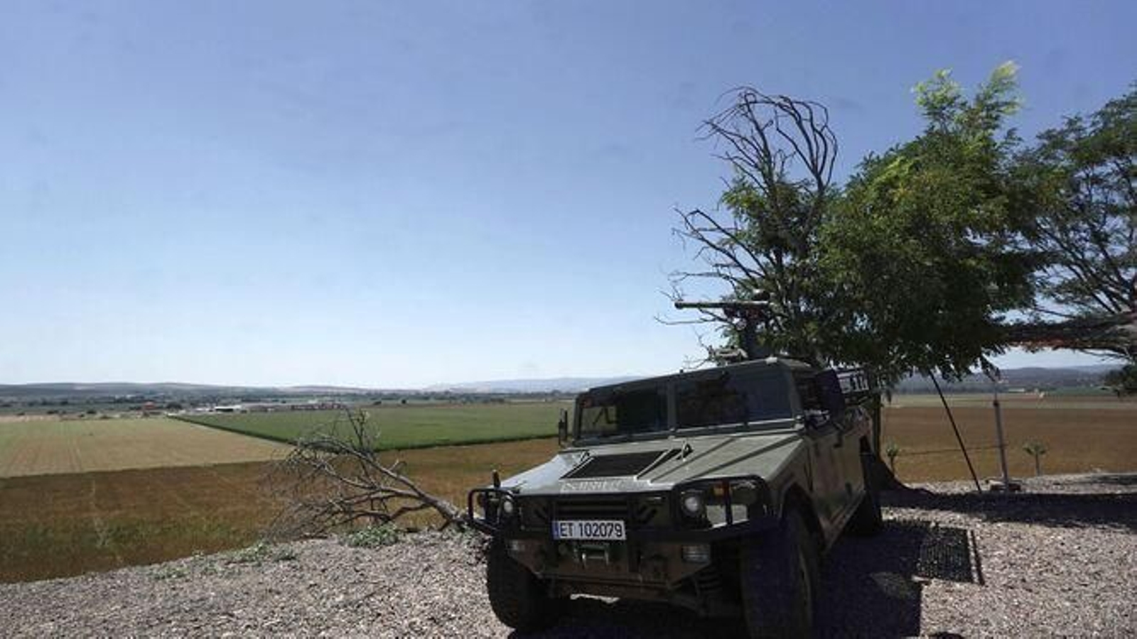 Terrenos de La Rinconada donde se ubicará la futura Base Logística del Ejército de Tierra, junto a la que se construirá un parque empresarial.