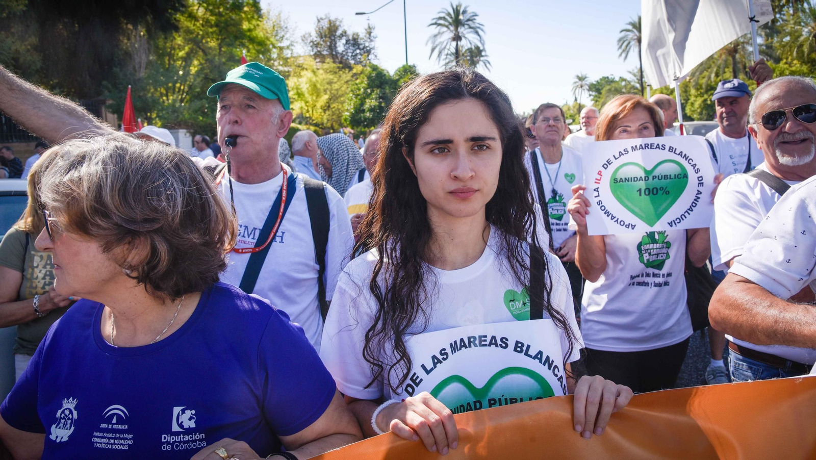 Protesta por la sanidad pública en Andalucía
