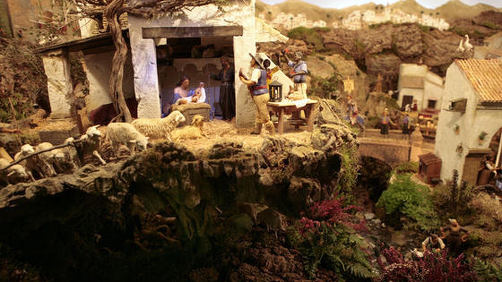 Imagen del Belén de Diario de Sevilla montado en años anteriores
