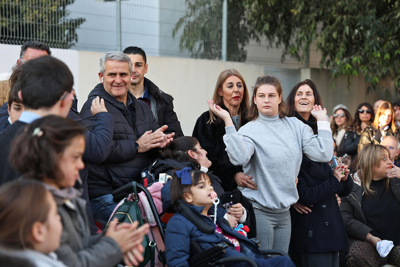 Imágenes del acto de colocación primera piedra del futuro Centro Polivalente de la Fundación Laberinto
