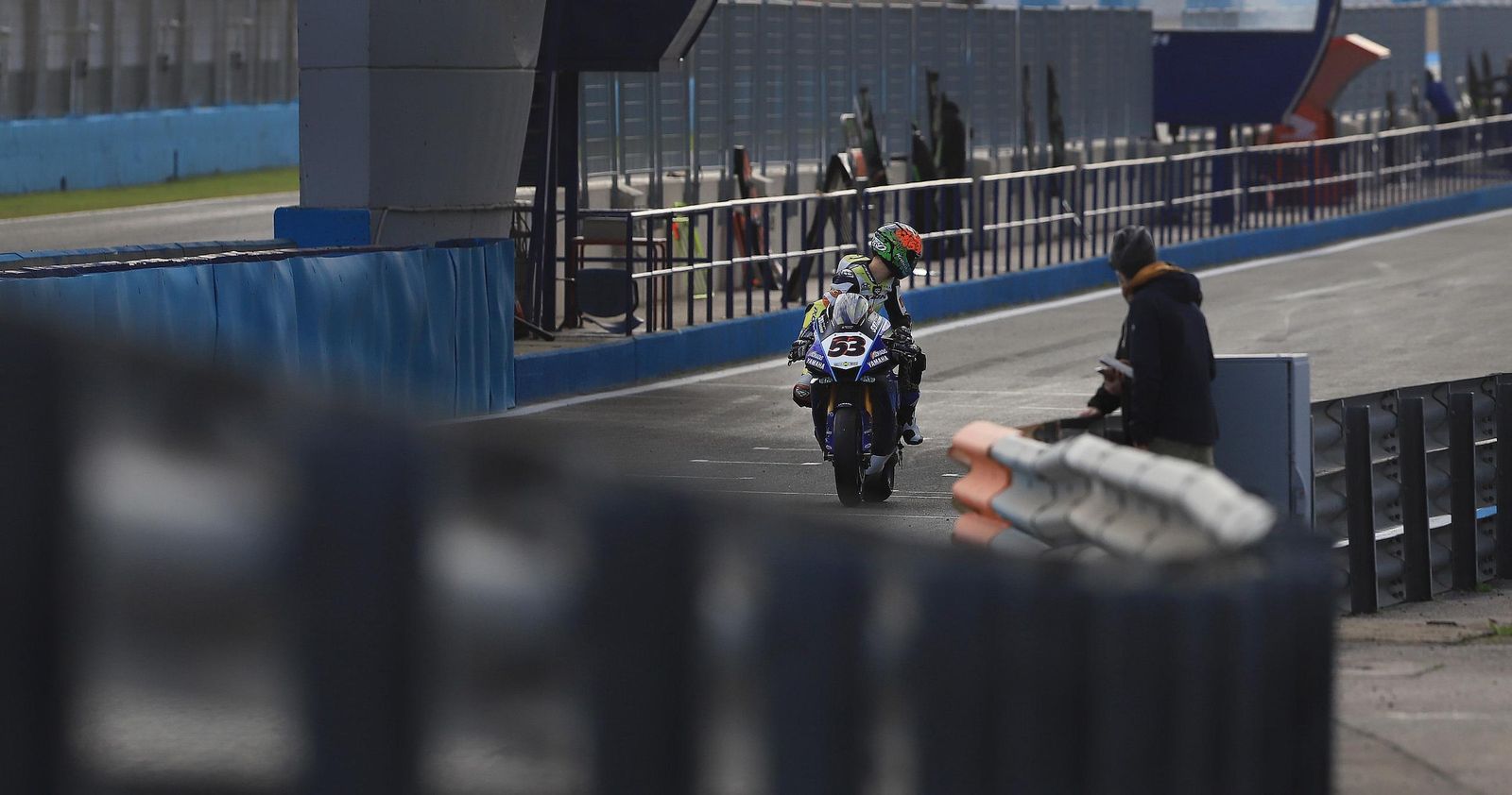 Imágenes del entrenamiento de Superbike en el Circuito de Jerez