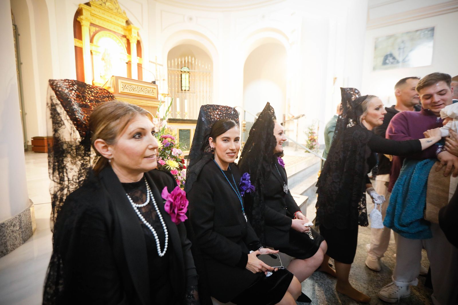 La procesión del Encuentro, en imágenes