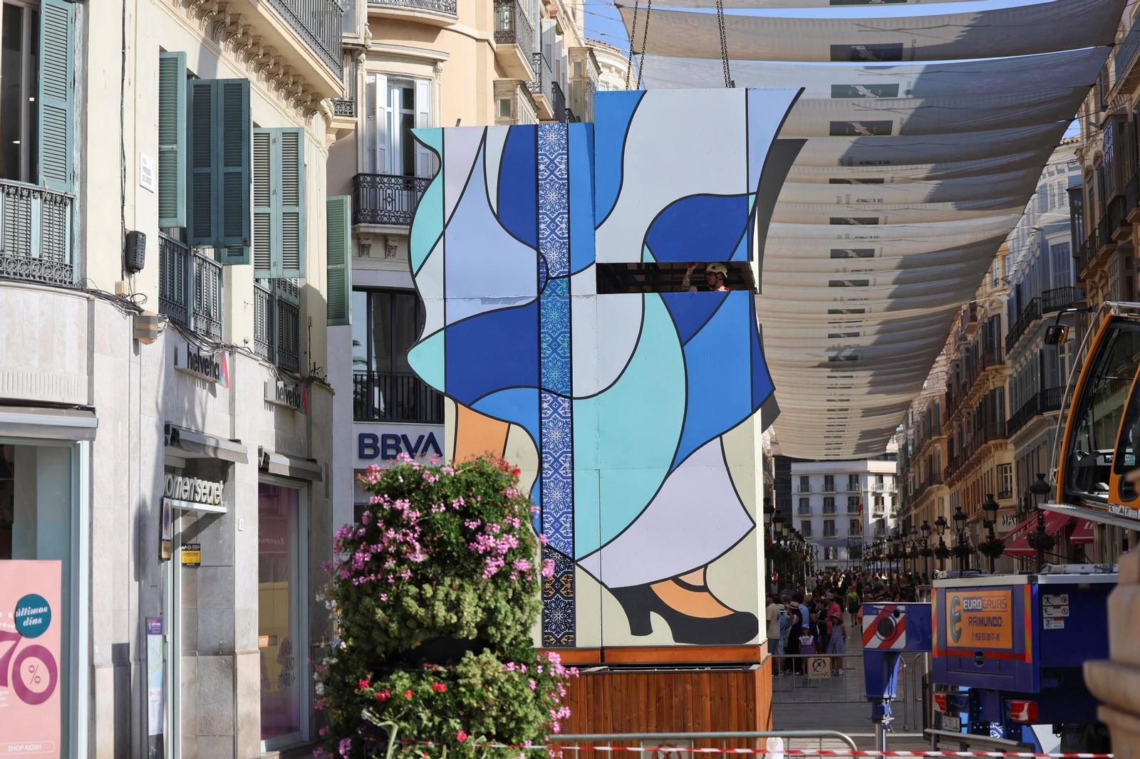 La ciudad ultima preparativos para celebrar la Feria de Málaga