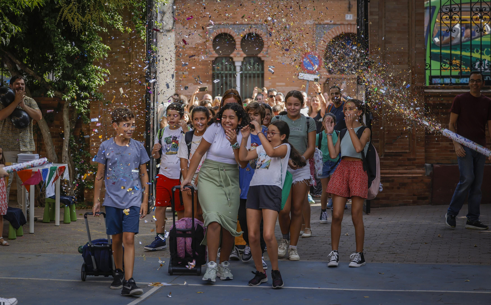 Las imágenes de la vuelta al colegio