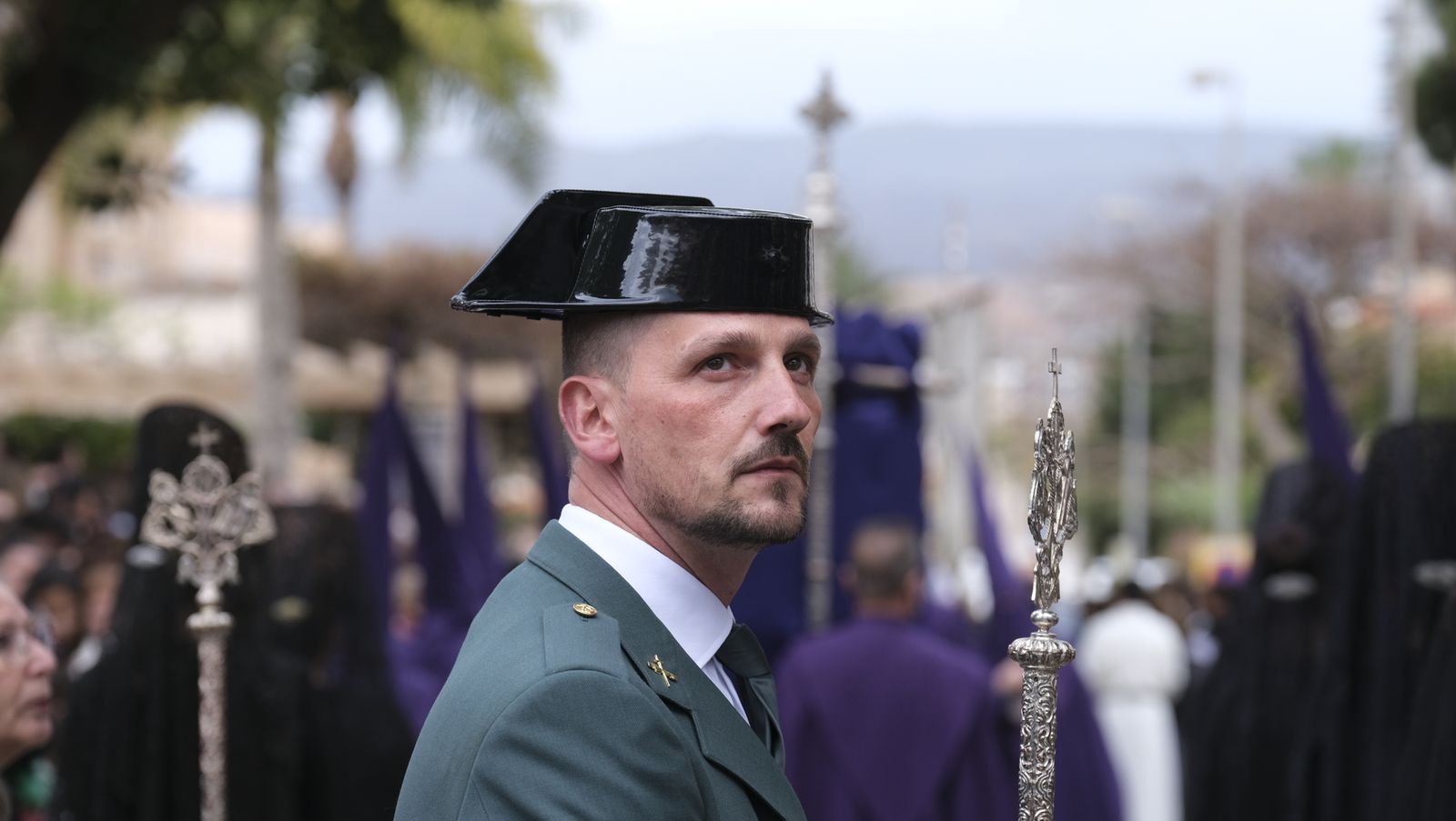 Procesión del Encuentro en Almería, en imágenes.