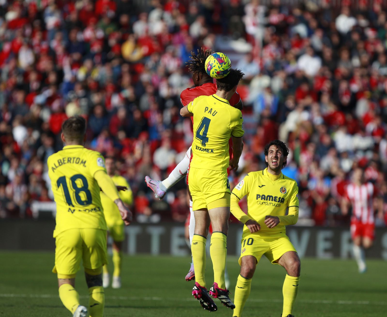 Imágenes de la derrota de la U.D. Almería ante el Villarreal por 0 a 2