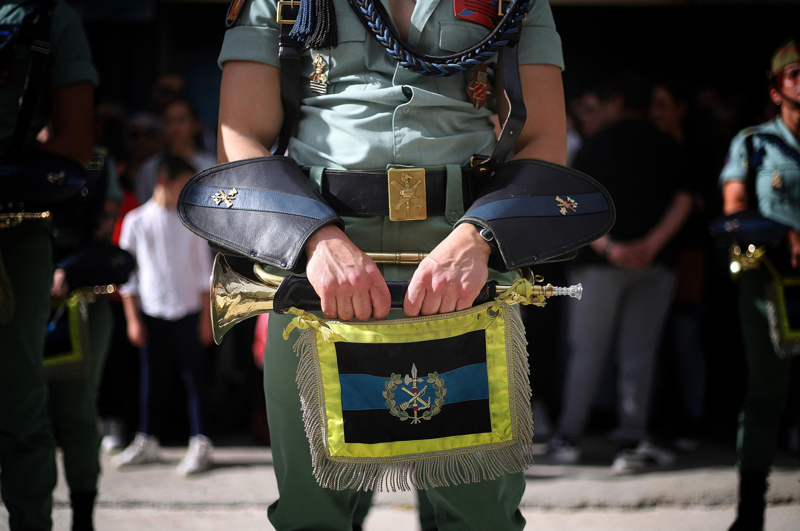 Sábado de Pasión: Imágenes de La Legión con el Cristo de la Vera+Cruz