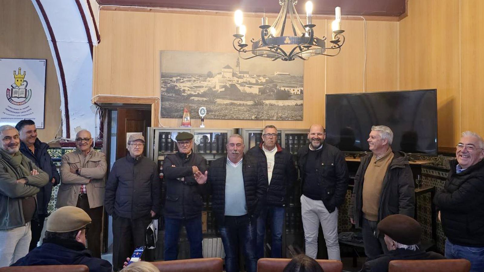 Miembros de la nueva junta directiva del Casino España de Ayamonte