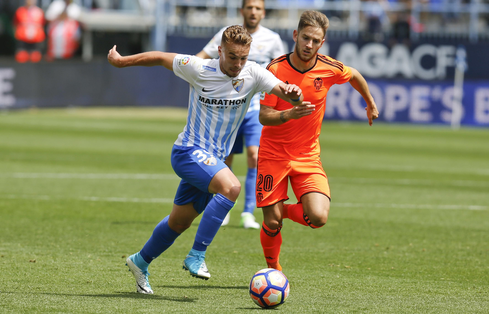 Las imágenes del Málaga-Valencia