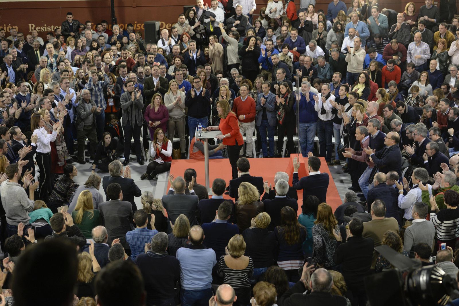 El acto de Susana Díaz con los alcaldes socialistas en Madrid