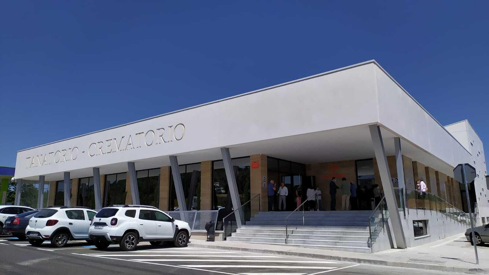 Exterior del tanatorio-crematorio.