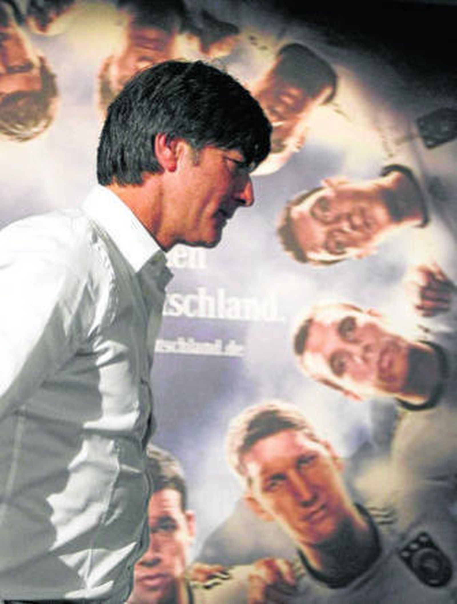 Joachim Löw, tras una conferencia de prensa.