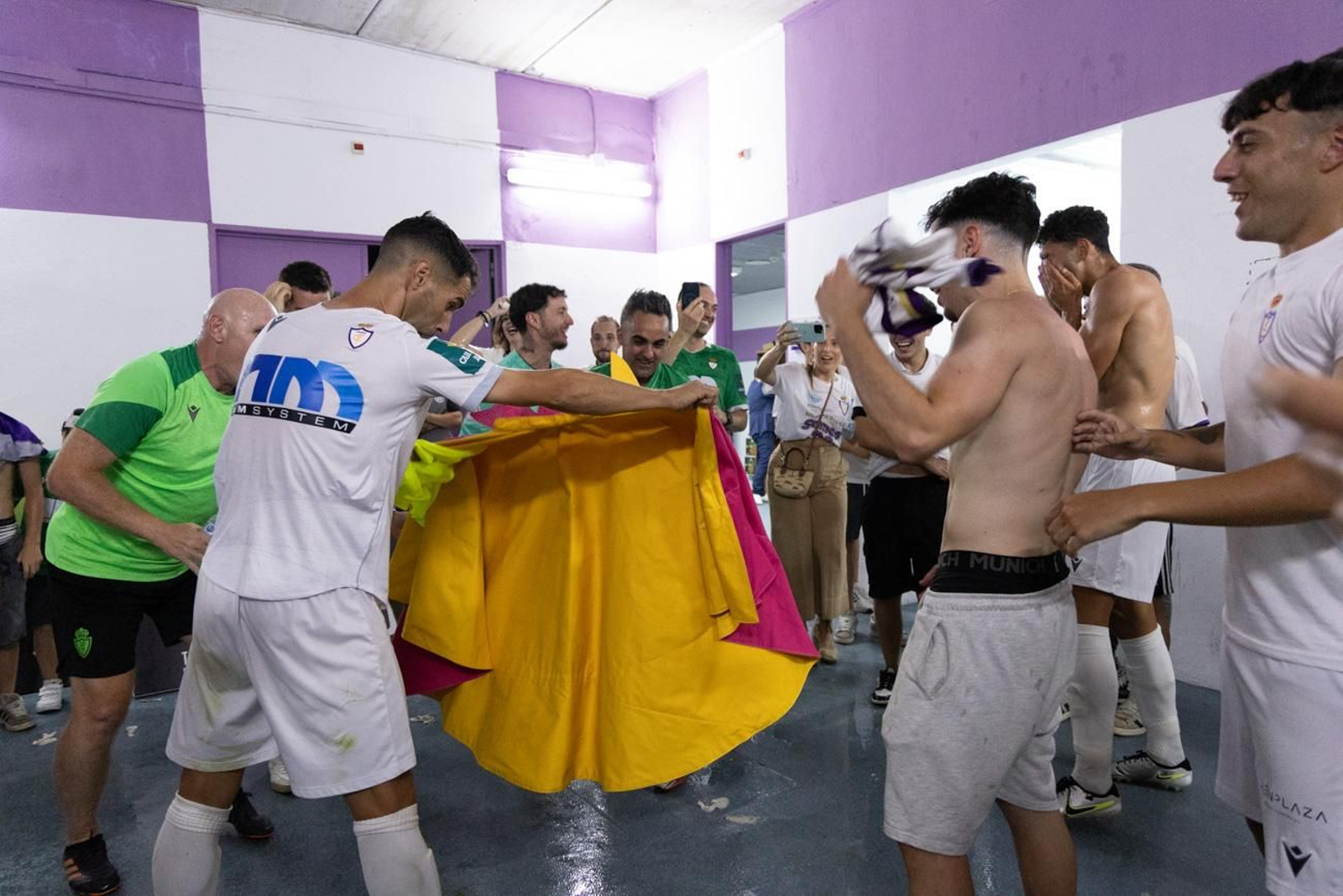 La celebración del Real Jaén.
