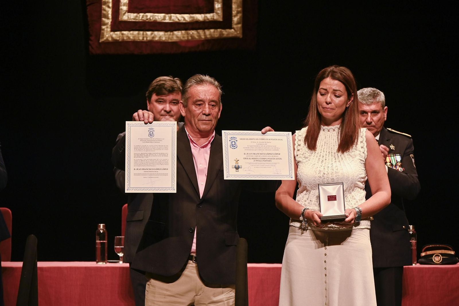 Imágenes del acto del Día de la Policía Local de Huelva