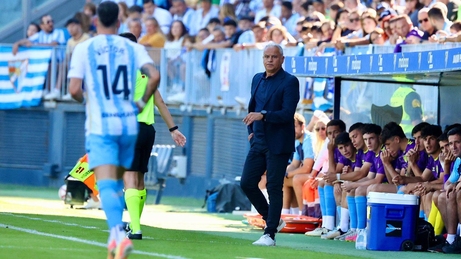 El Málaga CF-Real Oviedo, en fotos