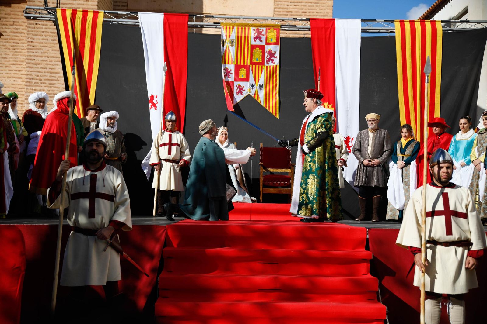 La Recreación de la Pernoctación de los Reyes Católicos en Fiñana, en imágenes