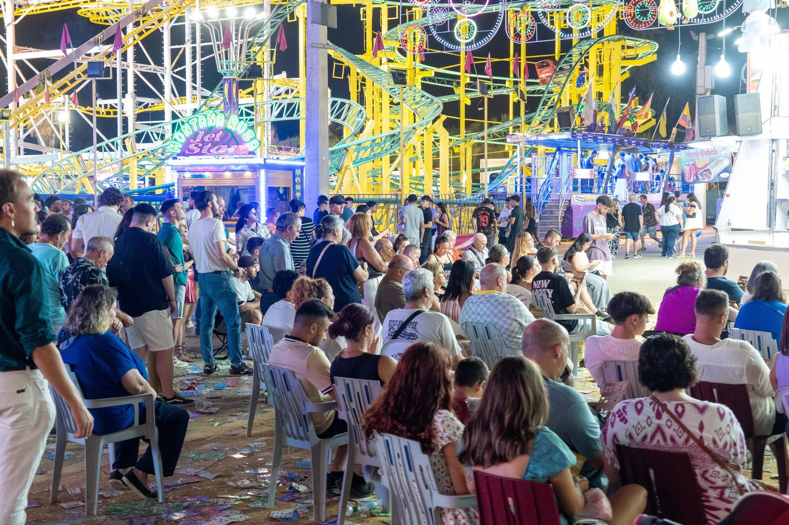 Colombinas 2025: Imágenes del ambiente el lunes 4 de agosto en las Fiestas Colombinas